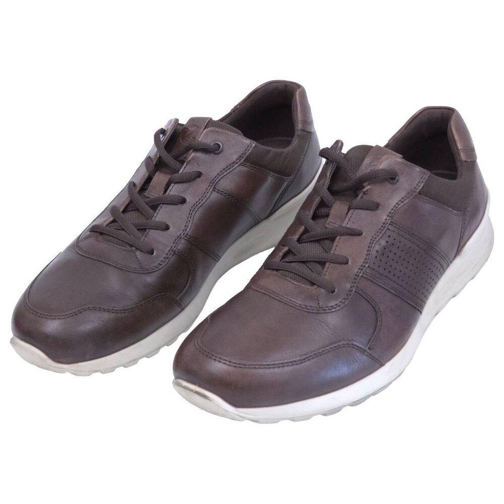 Ecco Irondale Retro Sneaker | Brown Leather Lace Up | Men’s 12